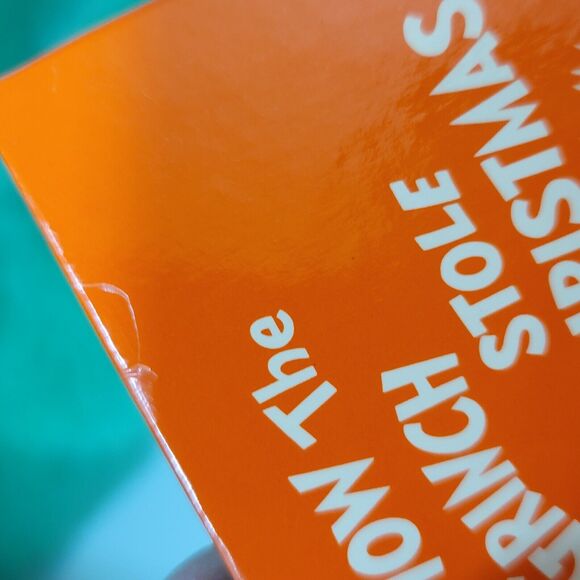 VTG Dr Seuss The GRINCH Plush 1997 Macys Christmas Stuffed Animal Large Book - Picture 13 of 14